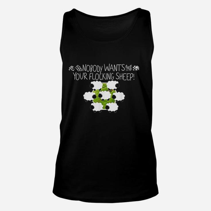 Nobody Wants Your Flocking Sheep Unisex Tank Top