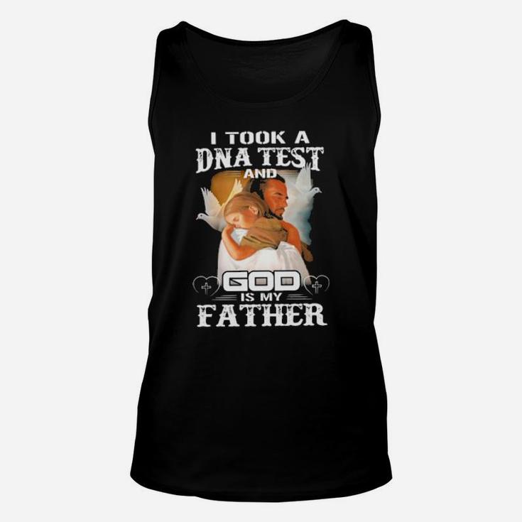 Official Jesus I Took A Dna Test And Dog Is My Father Unisex Tank Top