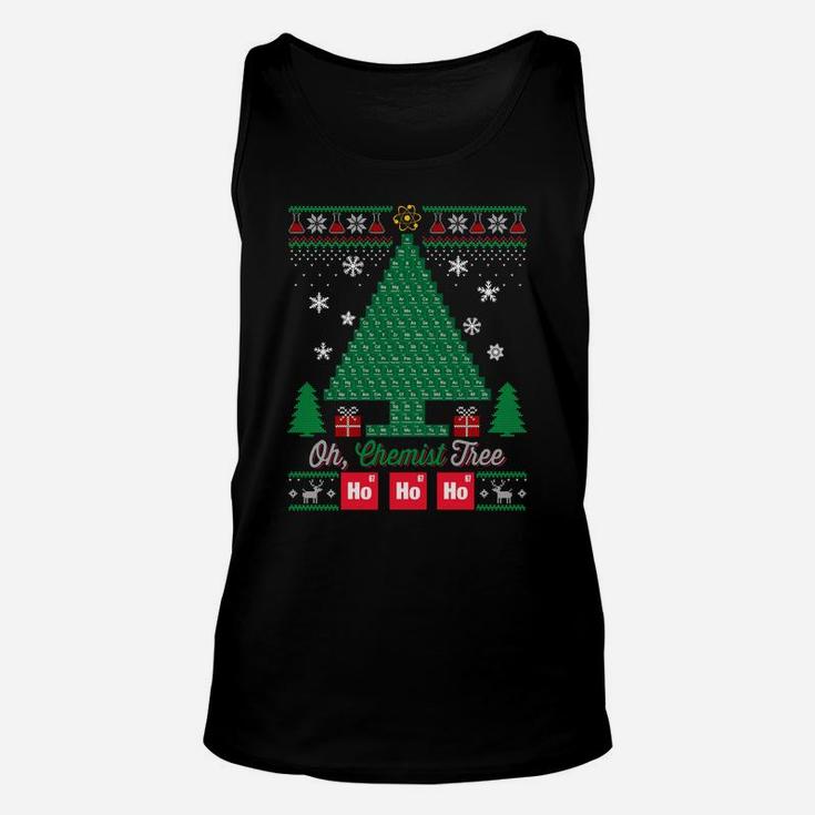 Oh Chemist Tree Merry Christmas Chemistree Sweatshirt Unisex Tank Top