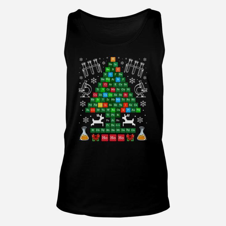 Oh Chemistree Christmas Chemistry Science Periodic Table Unisex Tank Top