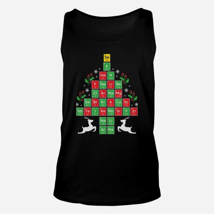 Oh Chemistree Cool Science Chemical Periodic Table Christmas Sweatshirt Unisex Tank Top