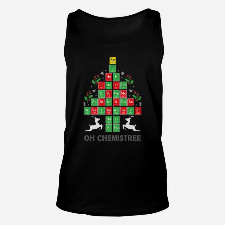 Oh Chemistree Cool Science Chemical Periodic Table Christmas Unisex Tank Top