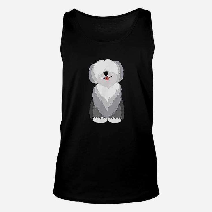 Old English Sheepdog Puppy | Dog Lover Gift Unisex Tank Top