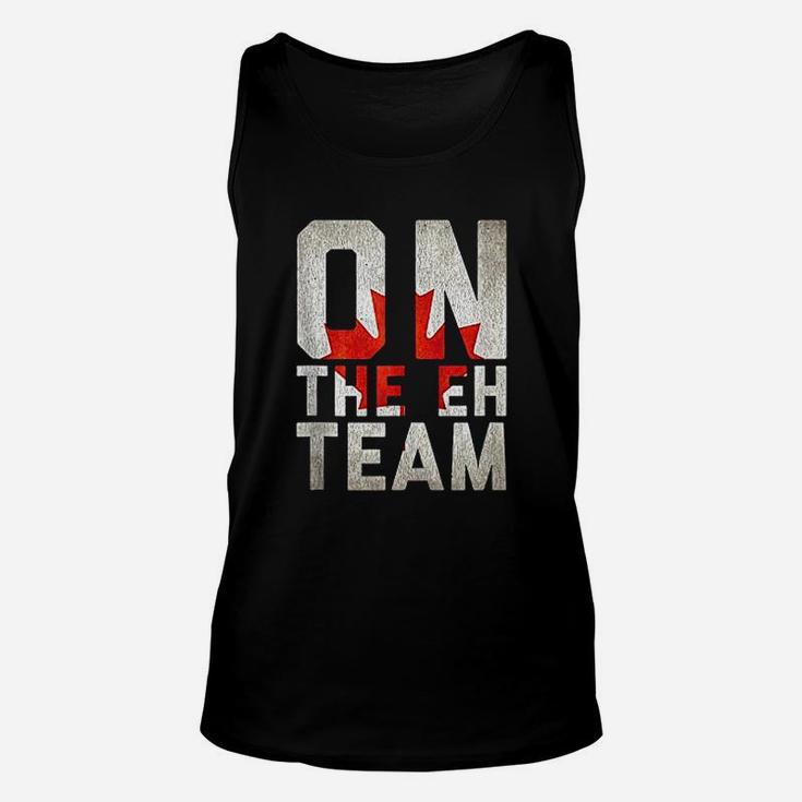 On The Eh Team Canadian Flag Unisex Tank Top