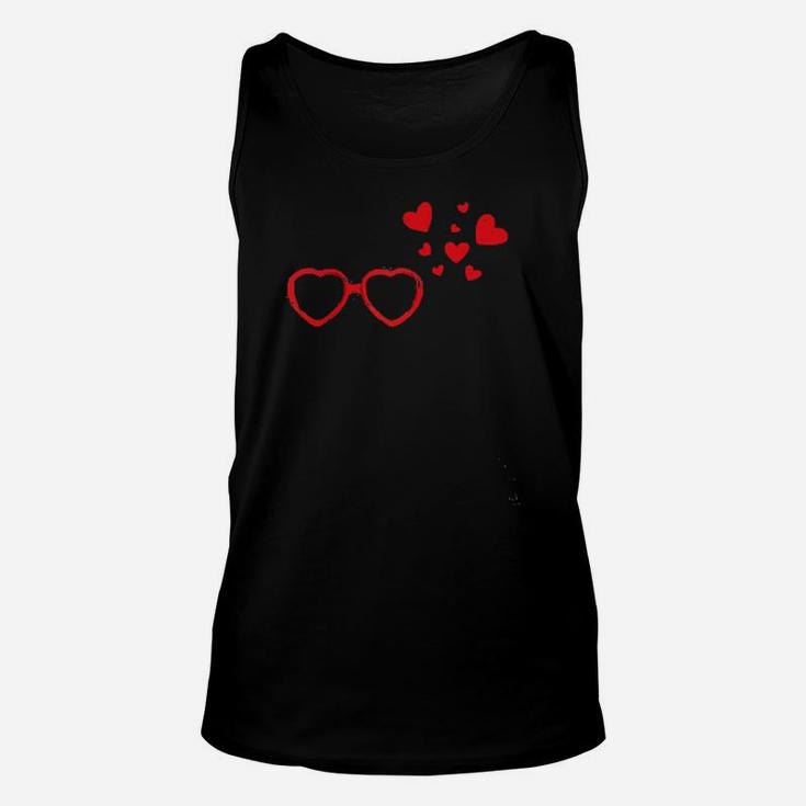 Owl Sunglasses Love Funny Cute Owls Valentine Gift Heart Raglan Baseball Tee Women Unisex Tank Top