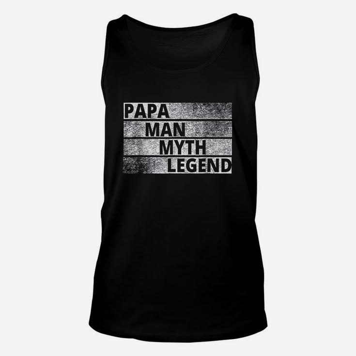 Papa The Man The Myth Legend Unisex Tank Top