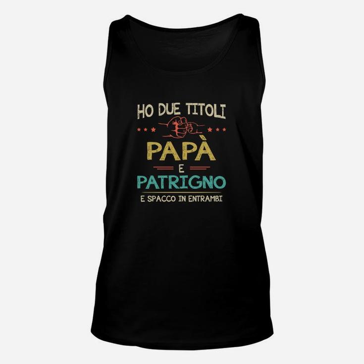 Papa und Stiefvater - Ich Rocke Beide Rollen Unisex TankTop zum Vatertag