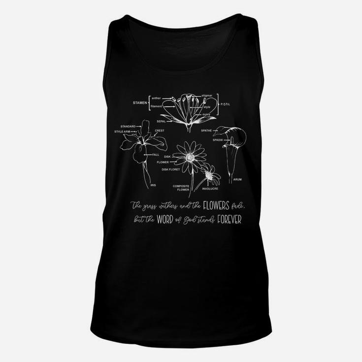Parts Of A Flower Classical Conversations Cycle 1 Shirt Unisex Tank Top