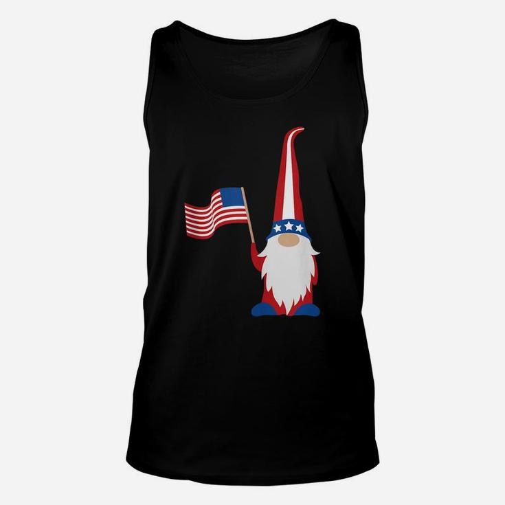 Patriotic Gnomes Usa American Flag 4Th Of July Gnome Unisex Tank Top