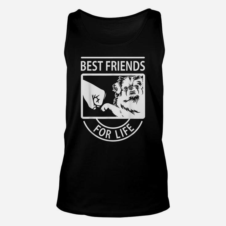 Pekingese Best Friend For Life T-Shirt Unisex Tank Top
