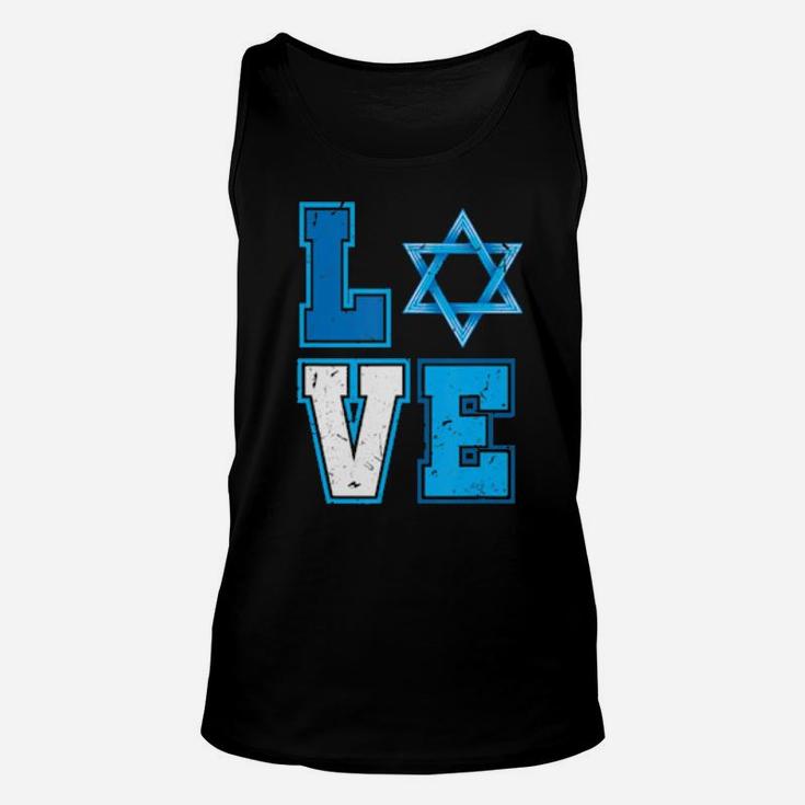 Ph Love Hanukkah Star Of David Happy Chanukkah Costume Unisex Tank Top