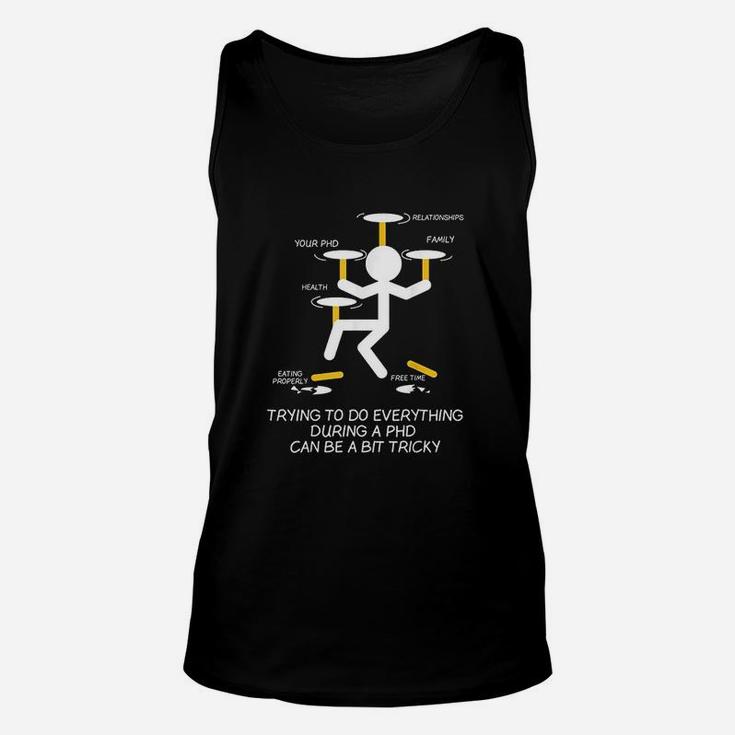 Phd Phinished Graduate Student Unisex Tank Top