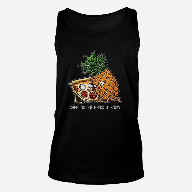 Pineapple Pizza Funny Pepperoni Pizzas Unisex Tank Top