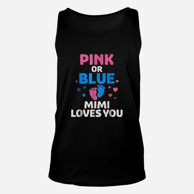 Pink Or Blue Mimi Loves You Unisex Tank Top