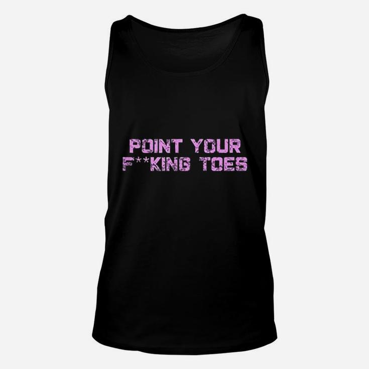 Point Your Toes Pole Dancing Unisex Tank Top
