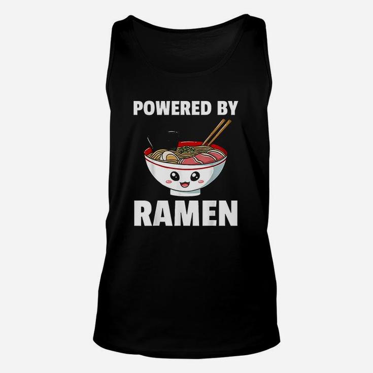 Powered By Ramen Noodle Japanese Bowl Cup Miso Unisex Tank Top