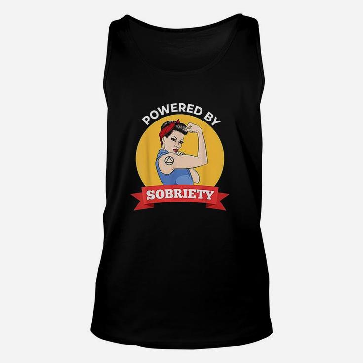Powered By Sobriety Unisex Tank Top