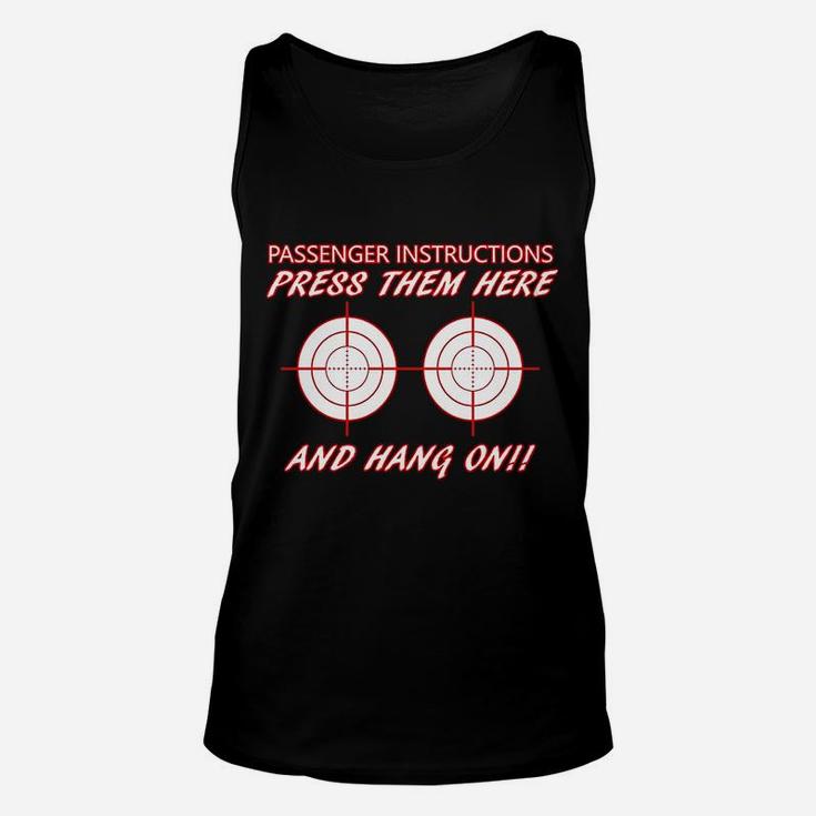 Press Them Here And Hang On Unisex Tank Top