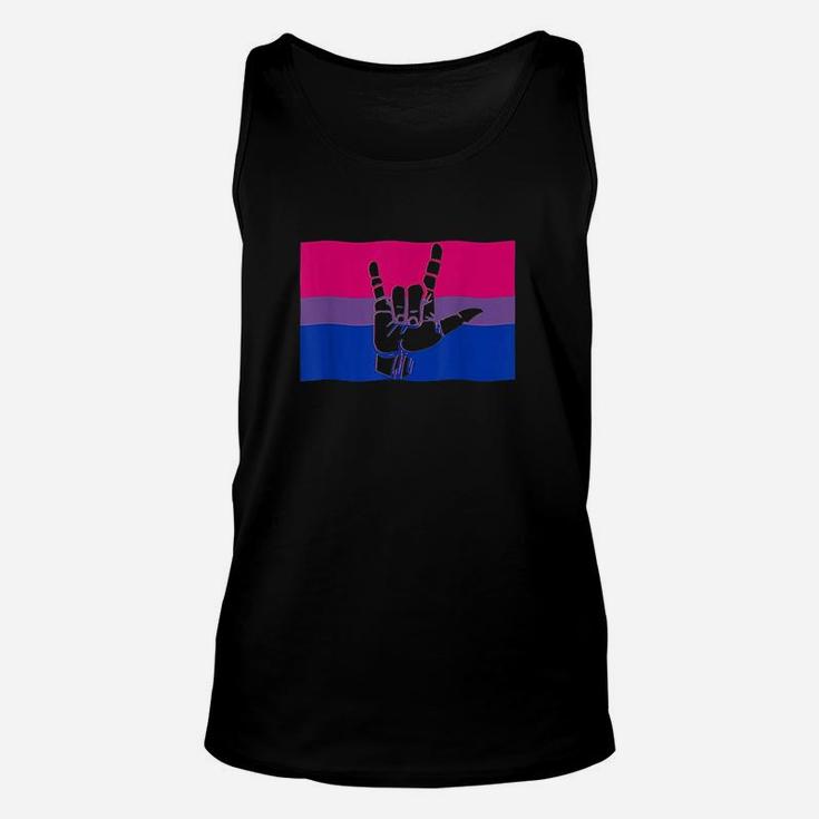 Pride Flag And Love Sign Unisex Tank Top