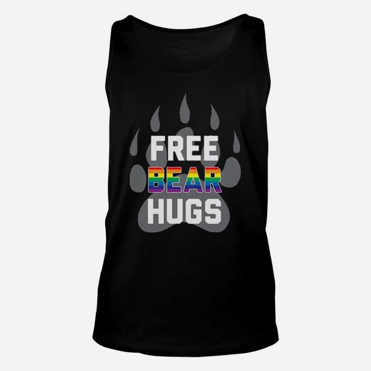 Pride Rainbow Love Free Bear Hugs Lgbt Unisex Tank Top