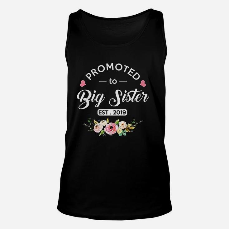 Promoted To Big Sister Est 2019 New Sister To Be Unisex Tank Top