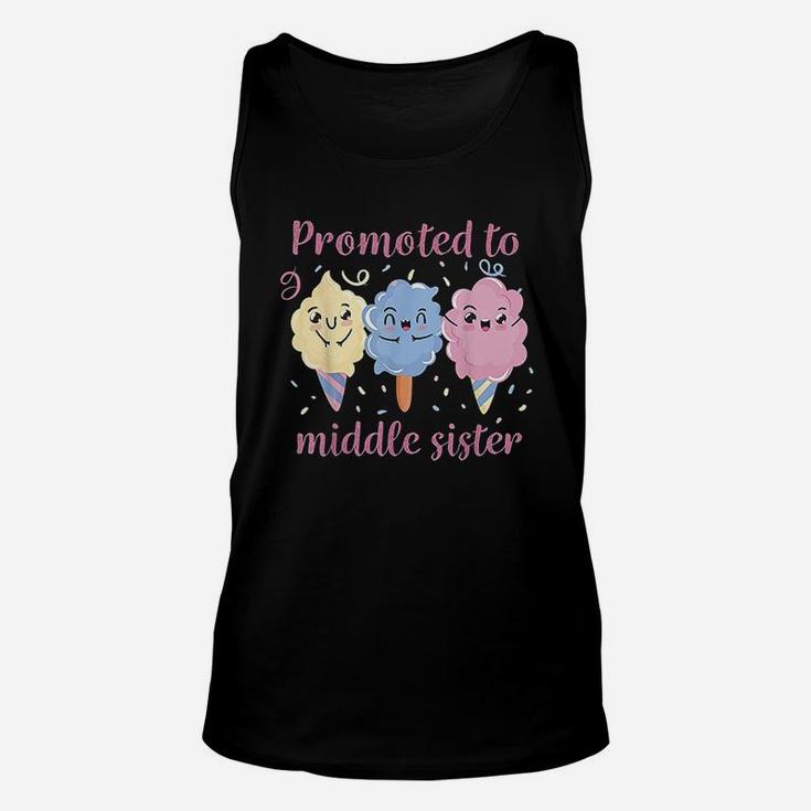 Promoted To Middle Sister Unisex Tank Top
