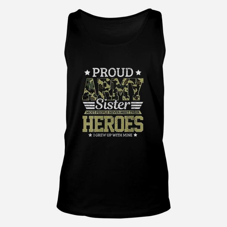 Proud Army Sister Unisex Tank Top