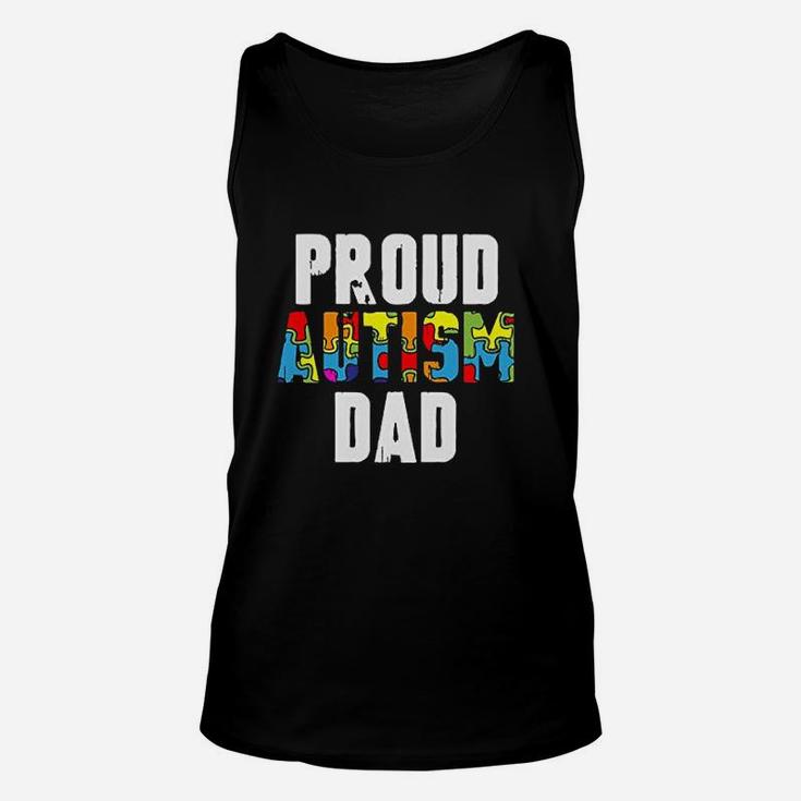 Proud Dad Awareness Dad Gifts For Him Unisex Tank Top