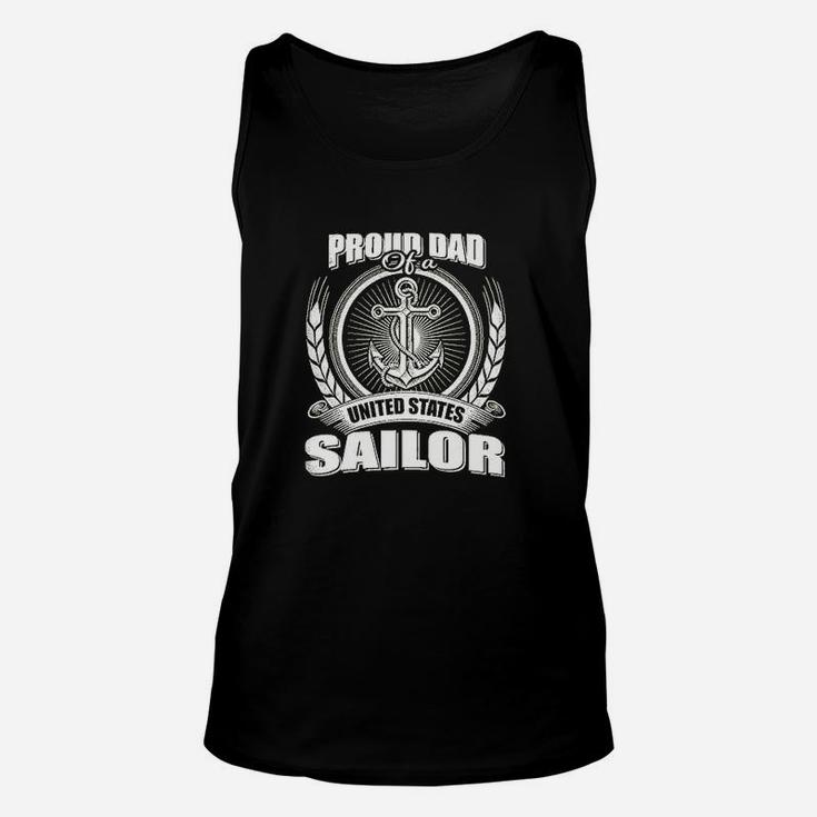 Proud Dad Of A United States Sailor Unisex Tank Top