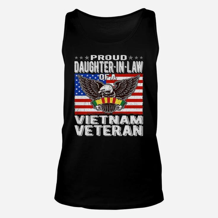 Proud Daughter-In-Law Of A Vietnam Veteran - Military Family Unisex Tank Top