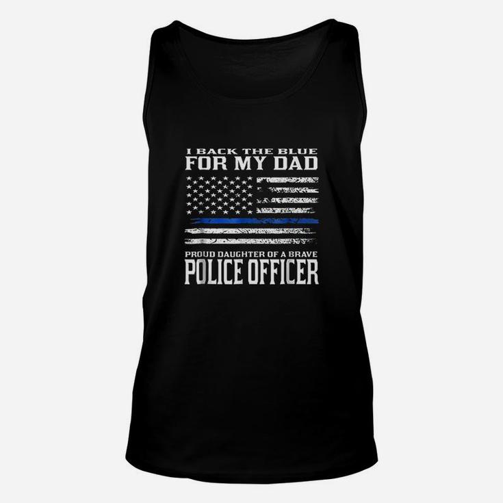 Proud Daughter Of Police Officer Dad Unisex Tank Top