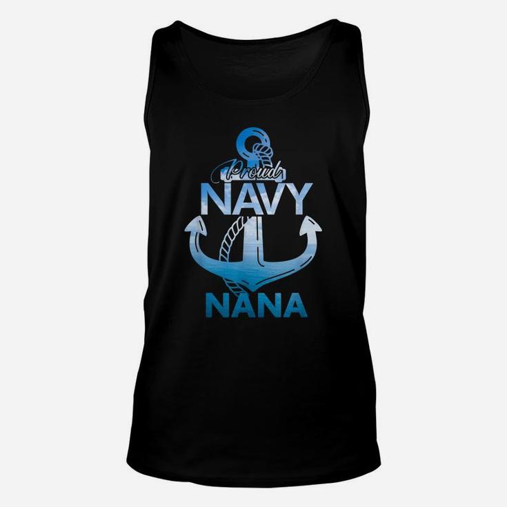 Proud Navy Nana Gift Lover Shirts Veterans Day Unisex Tank Top