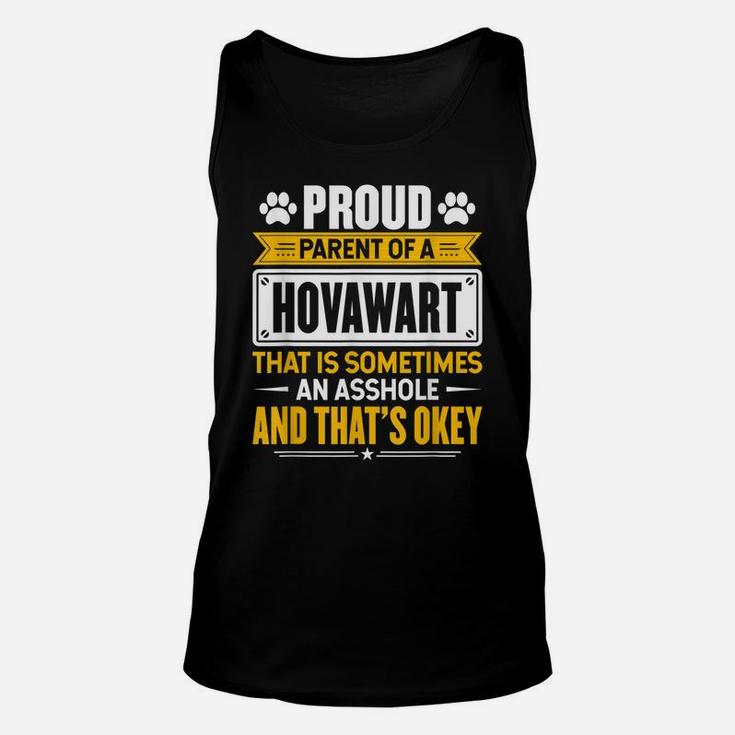 Proud Parent Of A Hovawart Funny Dog Owner Mom & Dad Unisex Tank Top