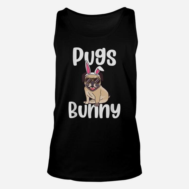 Pugs Bunny Funny Animal Dog Pun Pet Lover Easter Unisex Tank Top