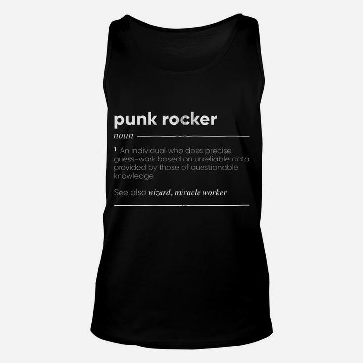Punk Rocker Definition Funny Noun Zip Hoodie Unisex Tank Top