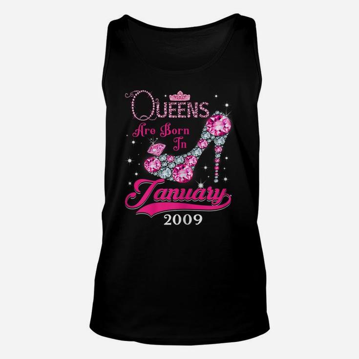 Queens 12Th Birthday Gift Queens Are Born In January 2009 Unisex Tank Top