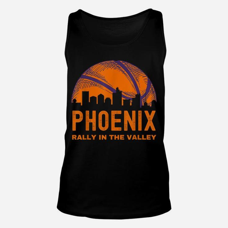 Rally In The Valley Oop Phoenix Az Fans Retro Basketball Unisex Tank Top
