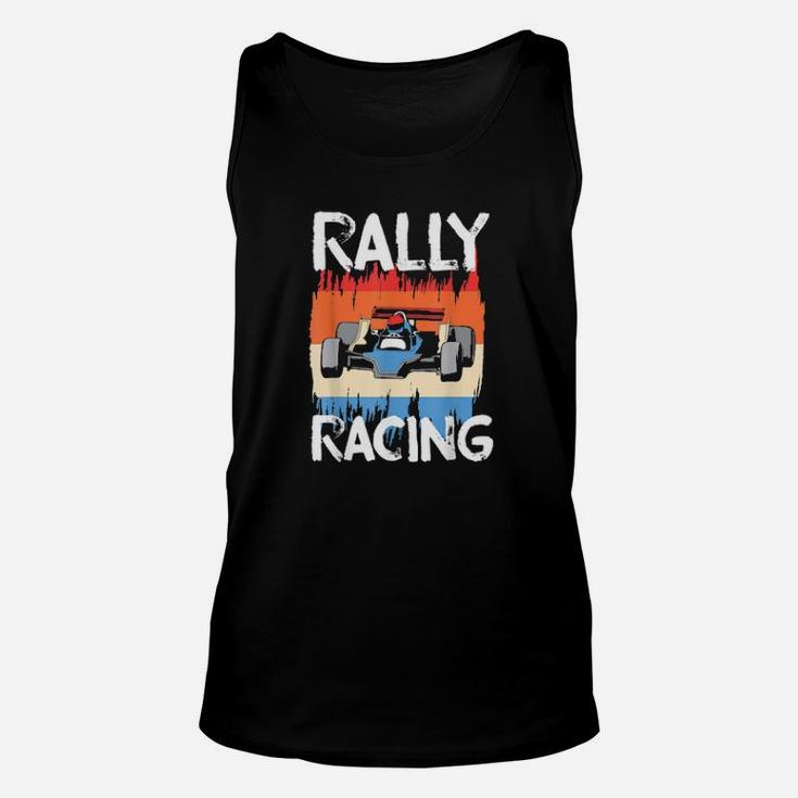 Rally Racing Race Car Automobile Unisex Tank Top