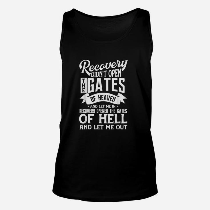 Recovery Quote Sobriety 12 Steps Unisex Tank Top