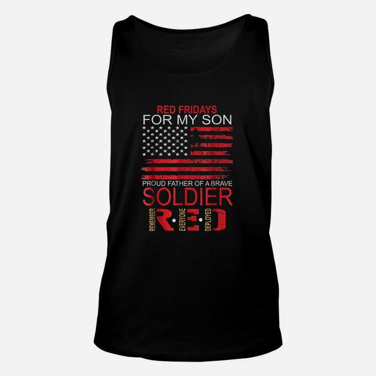 Red Friday For My Son Unisex Tank Top