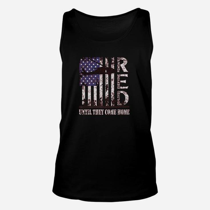 Red Friday Military Support Our Troops Us Flag Army Unisex Tank Top