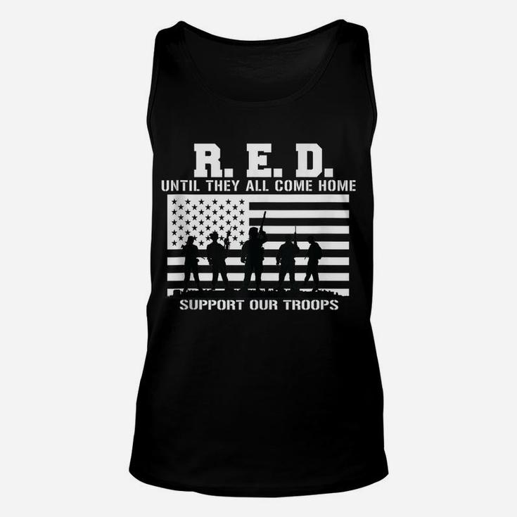Red Friday Military Veteran Shirt As Unisex Tank Top