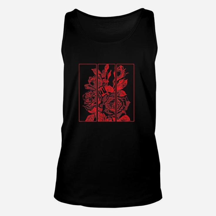 Red Roses Aesthetic Clothing Soft Grunge Clothes Women Men Unisex Tank Top