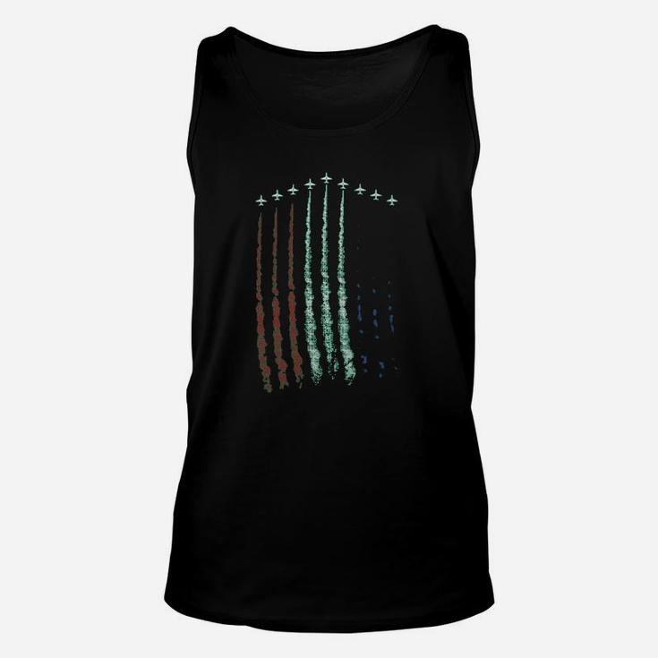 Red White Blue Air Force Unisex Tank Top