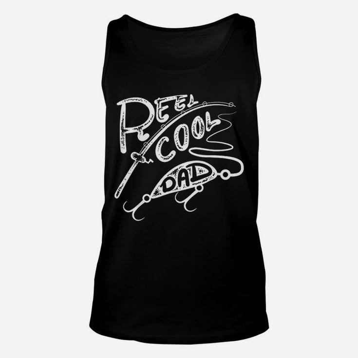 Reel Cool Dad  With Fathers Who Love Fish Unisex Tank Top