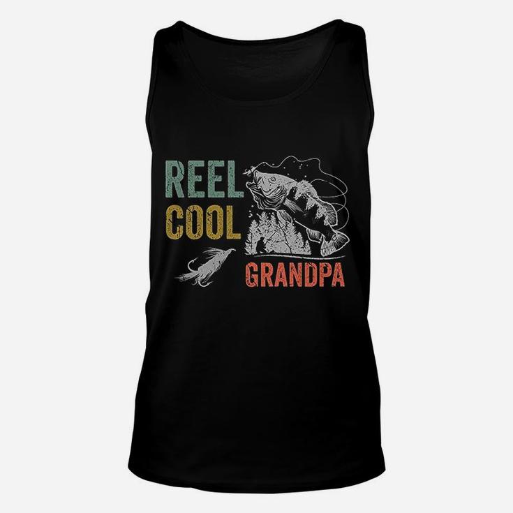 Reel Cool Grandpa Fishing Gift Funny Unisex Tank Top