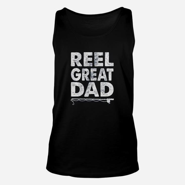 Reel Great Dad Funny Fathers Day Fishing Unisex Tank Top