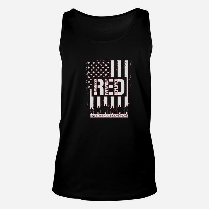 Remember Everyone Deployed Red Friday Unisex Tank Top