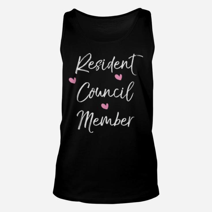 Resident Council Member Valentines Day Unisex Tank Top