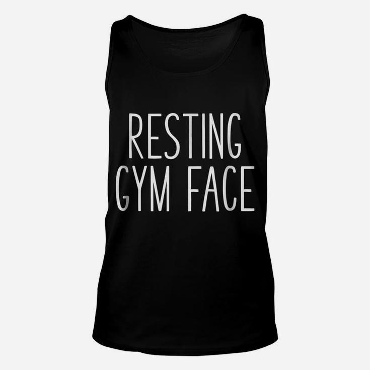 Resting Gym Face - Gym Workout - T-Shirt Unisex Tank Top